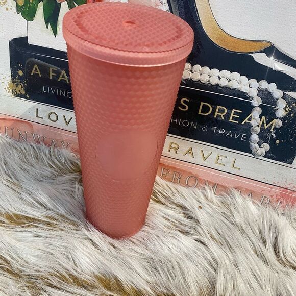 Starbucks Pink Studded Tumbler 24 oz
Textured Pink Tumbler - Picture 1 of 4